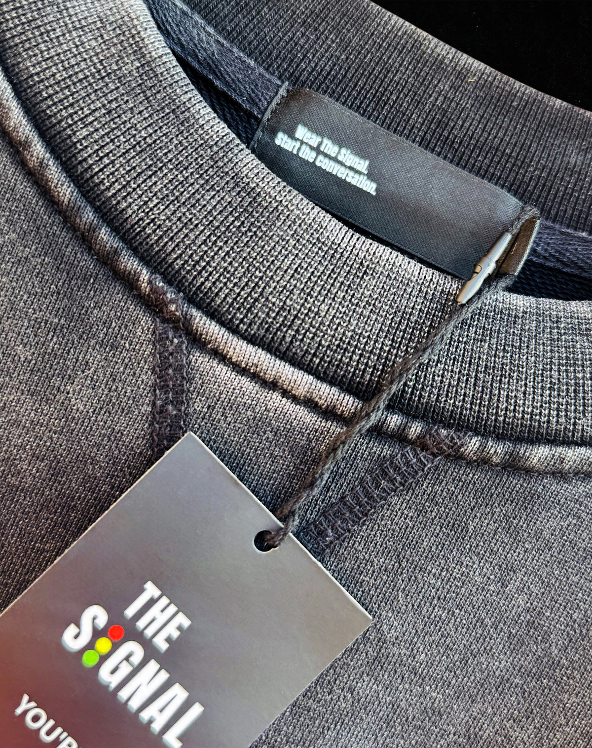 Premium. Unisex Mineral Wash Boxy Sweatshirt.